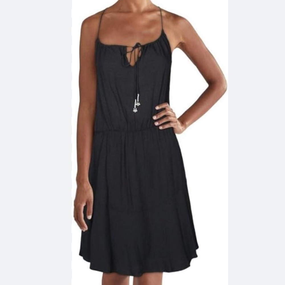 Free people black swing dress